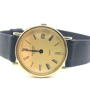 Beautiful 18K Plated Yellow Gold Raymond Weil